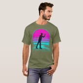 zonnekleppen met retro t-shirt (Voorkant volledig)
