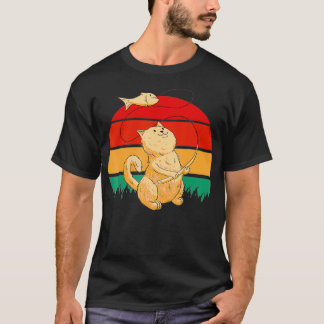 Zonneklettenspel met kutkat-vliegklep voor de kort t-shirt