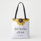 Zonnekleur Oud-oudoma van de Bruid Tote Bag (Voorkant)