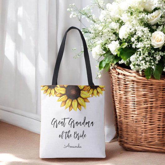 Zonnekleur Oud-oudoma van de Bruid Tote Bag