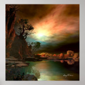 Zonnekleurige kleuren poster (Voorkant)