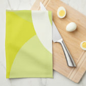 Zonnekleurige kleuren theedoek (Quarter Fold)