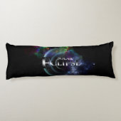 Zonneknipsel Fractal Art Spacescape Lichaamskussen (Achterkant)