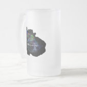 Zonneknipsel Fractal Art Spacescape Matglas Bierpul (Voorkant links)