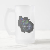 Zonneknipsel Fractal Art Spacescape Matglas Bierpul (Links)