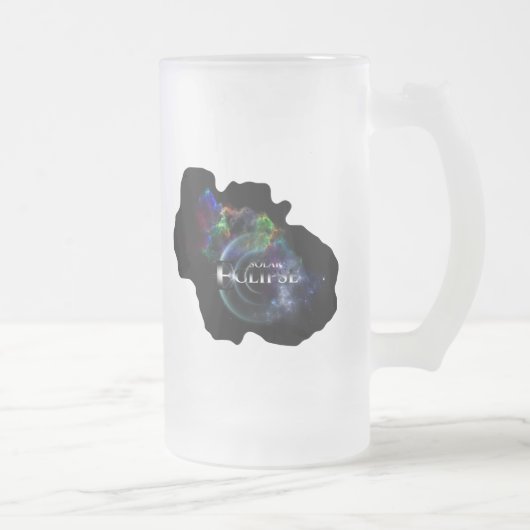 Zonneknipsel Fractal Art Spacescape Matglas Bierpul (Rechts)