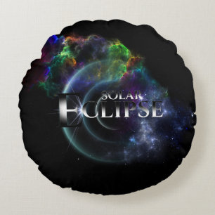 Zonneknipsel Fractal Art Spacescape Rond Kussen