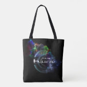 Zonneknipsel Fractal Art Spacescape Tote Bag (Achterkant)