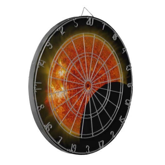 Zonneknipsel in uitvoering dartbord (Voorkant Links)