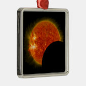 Zonneknipsel in uitvoering metalen ornament (Rechts)