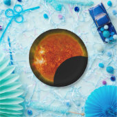 Zonneknipsel in uitvoering papieren bordje (Feest)