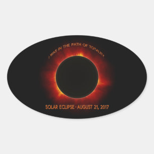 Zonneknipsel Ovale Sticker