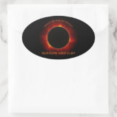 Zonneknipsel Ovale Sticker (Tas)