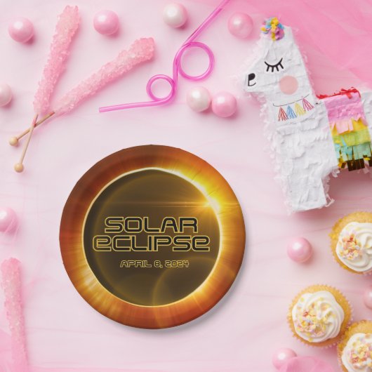 Zonneknipsel Papieren Bordje (Feest)