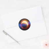 Zonneknipsel Ronde Sticker (Envelop)