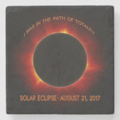 Zonneknipsel Stenen Onderzetter (Voorkant)