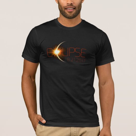 Zonneknipsel, totale knipsel, 2017 Eclipse TShirt (Voorkant)