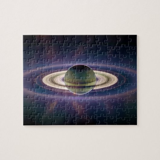 Zonneknipsel van Saturnus uit Cassini-ruimtevaartu Legpuzzel (Horizontaal)