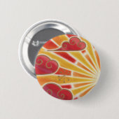 Zonneknoopbadge Ronde Button 5,7 Cm (Voorkant /achterkant)