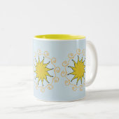 Zonnekoffie mok kop (Voorkant rechts)