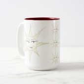 Zonnekoffie-mok Tweekleurige Koffiemok (Voorkant links)