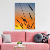 Zonnekorrels — Landschapsschilderdruk Canvas Afdruk (Insitu (Woonkamer))