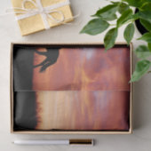 Zonnekowboy en paardensilhouet tissuepapier (Geschenk)