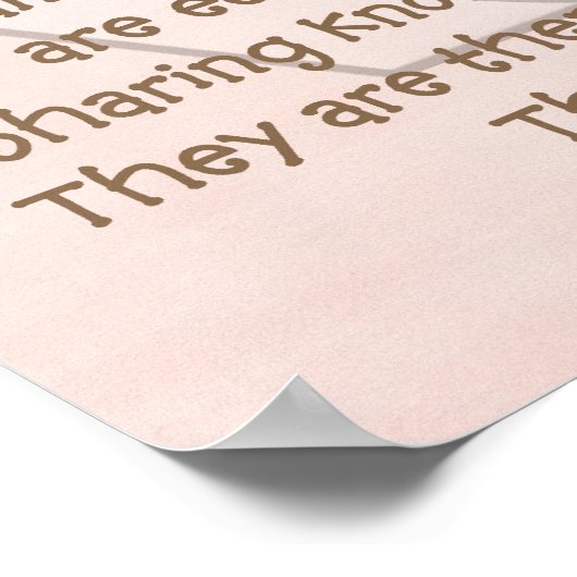 Zonnekunstgedicht "Zij zijn verpleegsters" 14x11-P Poster (Hoek)