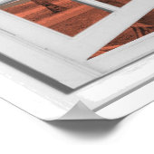 Zonnekuststrand Ocean Fake Window Uitzicht Poster (Hoek)