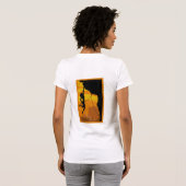 Zonnekweervrouw T-shirt (Achterkant volledig)