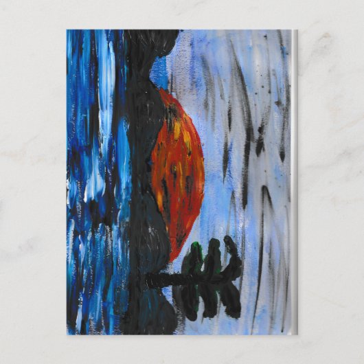 Zonnelandschap Briefkaart (Voorkant)