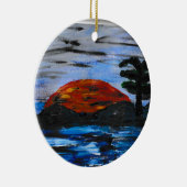 Zonnelandschap Keramisch Ornament (Rechts)
