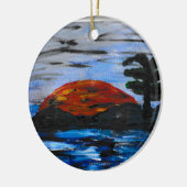 Zonnelandschap Keramisch Ornament (Links)