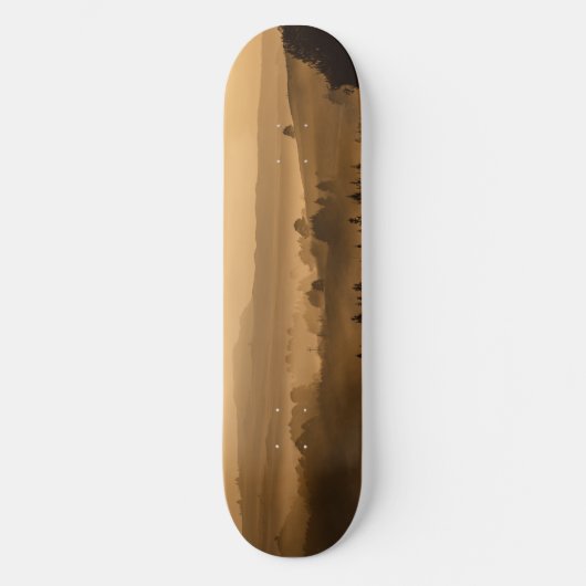 Zonnelandschap Persoonlijk Skateboard (Voorkant)