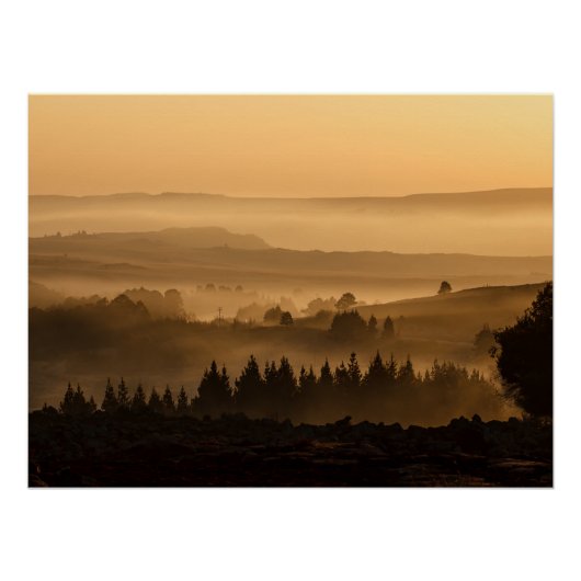 Zonnelandschap Poster (Voorkant)