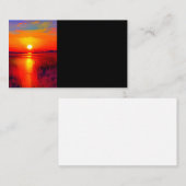 Zonnelandschapsschilderkunst Visitekaartje (Voorkant / Achterkant)
