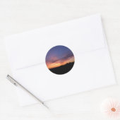 ZonnelandschapsStickers Ronde Sticker (Envelop)