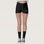 Zonneleggen en Fake Black Shorts Leggings (Voorkant)