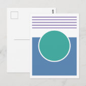 Zonnelicht Abstract Ontwerp Briefkaart (Voorkant / Achterkant)