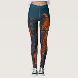 Zonnelicht op majestueuze bergen leggings