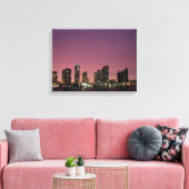 Zonnelicht over Miami na een storm Canvas Afdruk (Insitu (Woonkamer))
