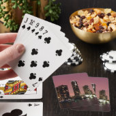 Zonnelicht over Miami na een storm Pokerkaarten (Insitu)