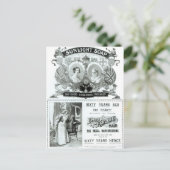 Zonnelichte zeepreclame briefkaart (Staand voorkant)