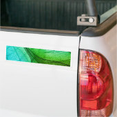 Zonnelichtfiltering door transparante bladeren bumpersticker (Op Truck)
