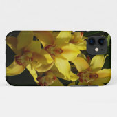 Zonnelichtgele orchideeën Floral Case-Mate iPhone Case (Achterkant (horizontaal))