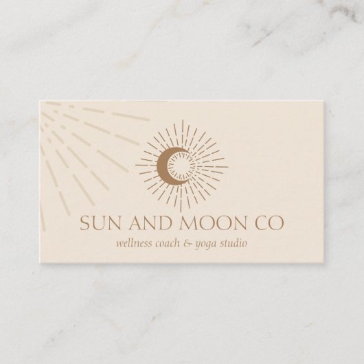 Zonnelichtmoon Spiritueel Visitekaartje (Voorkant)