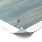 Zonnelichtpieken door het Poster van de wolken (Hoek)