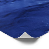 Zonnelichtreflectie op gepantserd water, vol lijst poster (Hoek)