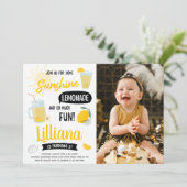 Zonnelimonade en foto's van elke leeftijd op zonda kaart (Staand voorkant)