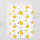 Zonnelimonade & Fun Birthday Party, elke leeftijd Kaart (Achterkant)